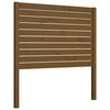 vidaXL Posteljno vzglavje medeno rjavo 106x4x100 cm trdna borovina