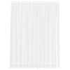 vidaXL Čipkasta Zavesa z zavesami Bela 240 x 300 cm Poliester