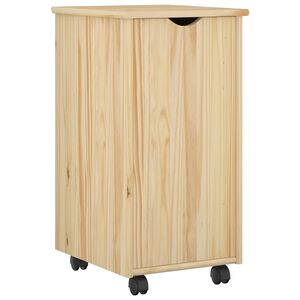 vidaXL Gležnji kabinet Rjava 34 x 39 x 65,5 cm Masivno borovo les