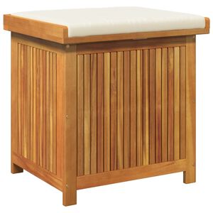 vidaXL Zunanja &scaron;katla za blazine 60x50x61 cm trden akacijev les