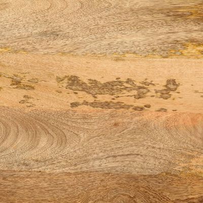 vidaXL Predalnik 105x55x70 cm trden mangov les in železo