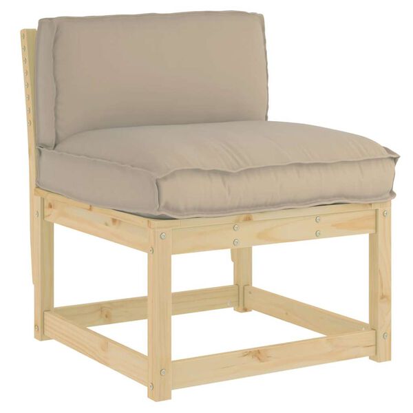 vidaXL Blazina Taupe 70 x 40 x 12 cm Oxford tkanina