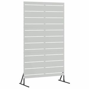 vidaXL Zaslonska za&scaron;čita 100 x 50 x 180 cm Pocinkano jeklo Srebrna