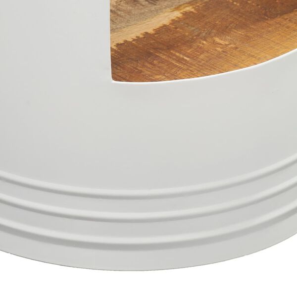 vidaXL Klubska mizica 43x55 cm trden mangov les