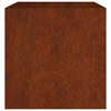 vidaXL Cvetlično korito 80x80x80 cm corten jeklo
