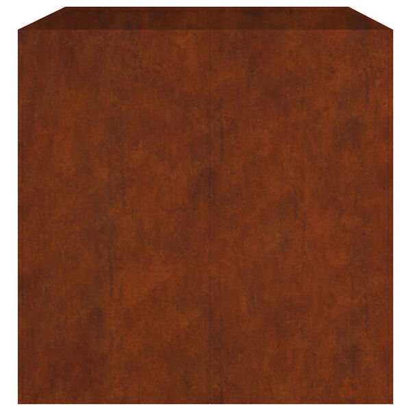 vidaXL Cvetlično korito 80x80x80 cm corten jeklo