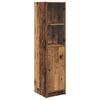 vidaXL Visok predalnik Star les 35 x 37 x 142 cm Inženirski les