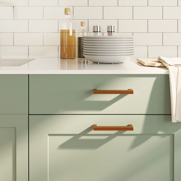 vidaXL Ročaji za omarico 20 kosov bron 128 mm nerjaveče jeklo