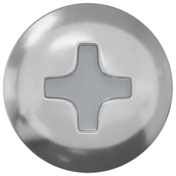 vidaXL Žebelj s samočrtnim navojem 2 pcs Cinkano 4 x 25 mm Jeklo