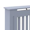 vidaXL Pokrov za radiator siv 112x19x81,5 cm mediapan