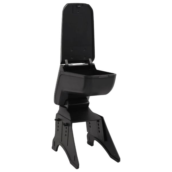 vidaXL Naslon za roke za avto univerzalen črn 13x33x(33-53) cm ABS