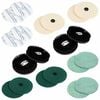 vidaXL Komplet blazinic za polirnik tal 20 kos &Oslash; 14 cm večbarvno
