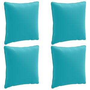 vidaXL 4-delne blazine za hrbet PUTTEN 4 pcs 100% poliester Turkizna