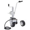 vidaXL Podporno kolo za prikolico motorizirano 12 V 350 W aluminij