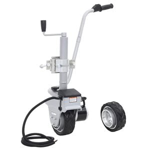 vidaXL Podporno kolo za prikolico motorizirano 12 V 350 W aluminij