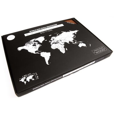 MiMi Innovations Lesen zemljevid sveta Exclusive sapelovina 130x78 cm