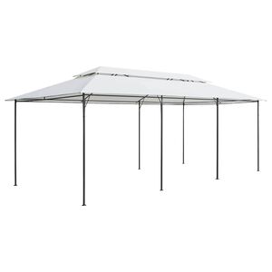 vidaXL Paviljon 600x298x270 cm bel 180g/m&sup2;