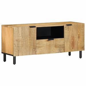 vidaXL TV omarica rjava 105x33x46 cm masivni les Mango