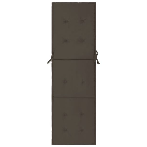 vidaXL Blazina za počivalnik antracitna 180x55x3 cm