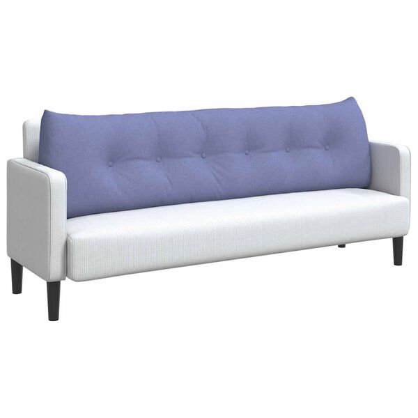 vidaXL Poglavni vzglavnik Jeans modra 180 x 24 x 50 cm blago