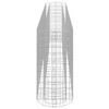vidaXL Visoka greda gabion pocinkano železo 400x50x100 cm