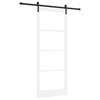 vidaXL Drsna vrata ORKDAL Bela in črna 93 x 232 cm