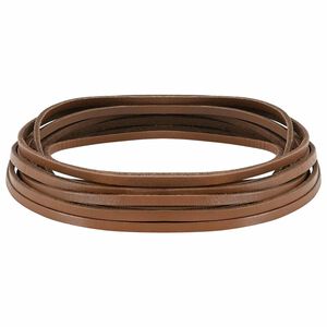 vidaXL Usnjeni trak 1 Rjava 1000 x 0,4 cm Usnje