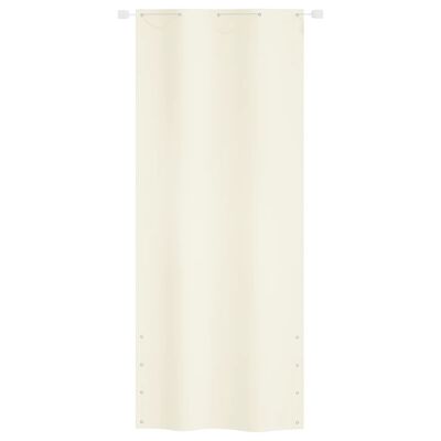 vidaXL Balkonsko platno krem 100x240 cm tkanina Oxford