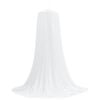 vidaXL Komarica za posteljo 3 kos 156 mesh Bela ⌀56 x 220 cm Poliester