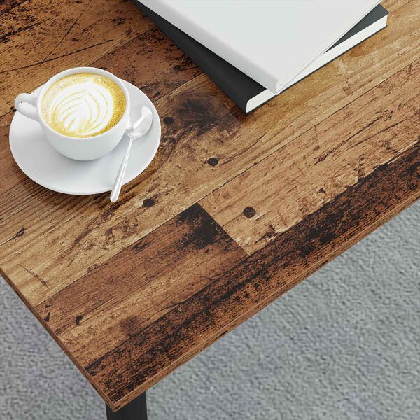 vidaXL Klubska miza Star les 100 x 50 x 45 cm Konstruiran les