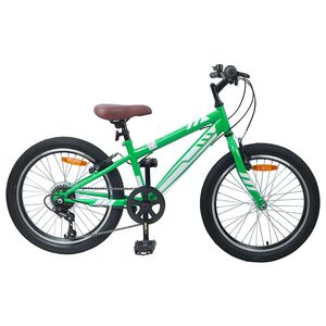 vidaXL Gorsko Kolo 20 Palcev 6-Speed za 5-8 let Zelena