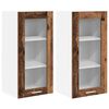 vidaXL Viseča omarica 2 kos Star les 40 x 31 x 80 cm Inženirski les
