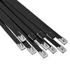 vidaXL Vezalke za kabel 12 kos 7,9 x 800 mm Črna