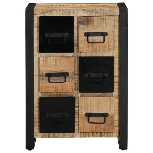 vidaXL Bivak 50x35x70 cm Masivni neobdelan les Mango