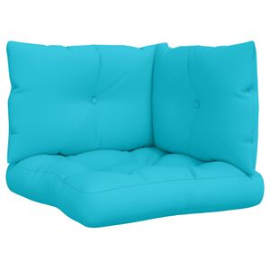 vidaXL Blazina za palete 3 kosi turkizno oxford blago