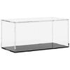 vidaXL Razstavna &scaron;katla prozorna 30x15x14 cm akrilna