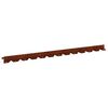 vidaXL Robovi trave 50 pcs 102 x 4 x 4 cm Jeklo Rjav