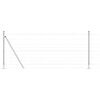 vidaXL Steber ograje. Cinkano 50 x 1 m Jeklo