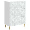 vidaXL Strani &scaron;al Bela 66 x 34,5 x 90 cm Inženirski les