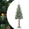 vidaXL Ožja jelka Zelena 180 cm PVC in trden bor