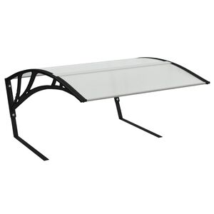 vidaXL Garaža za robotsko kosilnico črne barve 80x101x46 cm