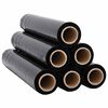 vidaXL raztegljiva folija 6 kosa črna 23 &mu;m 50 cm x 300 m