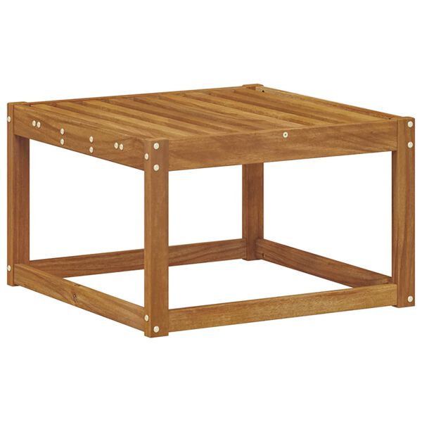 vidaXL Zunanji puf Masiven les akacije Naravna 59 x 59 x 37 cm