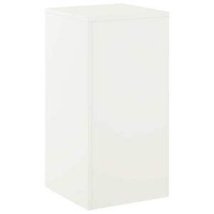 vidaXL Stojalo za rastline Bela 30 x 30 x 60 cm Jeklo