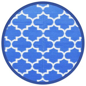vidaXL Zunanja preproga ARAKIL Modra &Oslash;160 cm PP