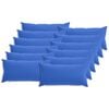 vidaXL Prevleka za blazino 12 kos HEERLEN Kraljevo modra 40 x 80 cm