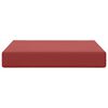 vidaXL Zunanja blazina za kavč vinsko rdeča 60 x 60 x 8 cm Poliester