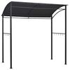vidaXL Paviljon za žar 215x150x220 cm antraciten iz jekla