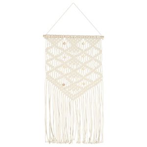 vidaXL Stenski makrame 40x80 cm bombaž