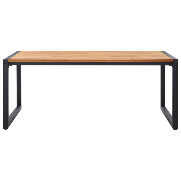 vidaXL Vrtna jedilna garnitura 7-delna siva